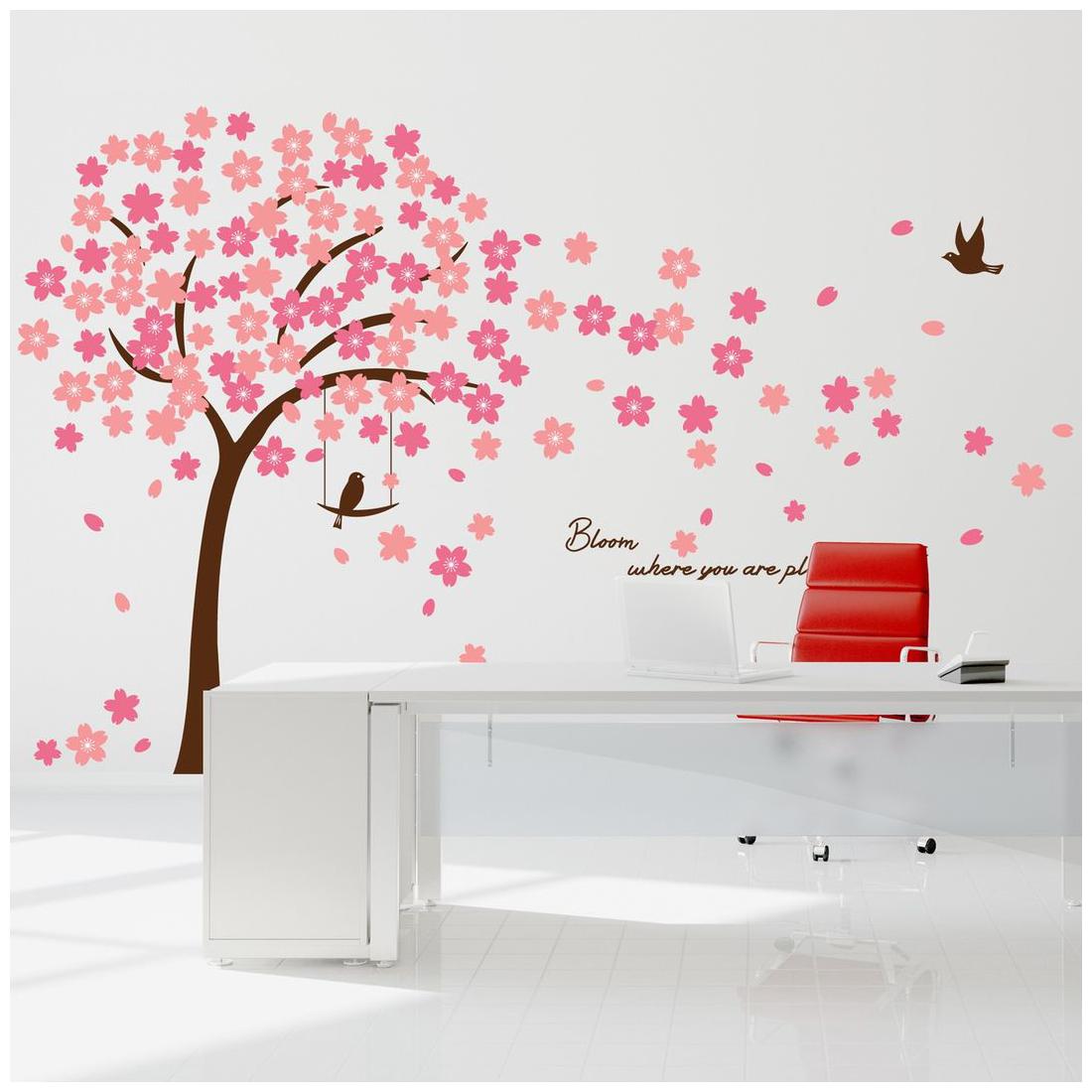 

Decor villa bloom tree Multicolor Wall Sticker (177 x 317) Cm