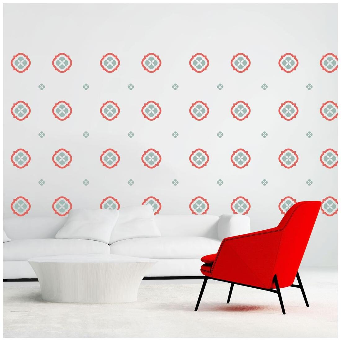 

Decor villa retro Multicolor Wall Sticker (76 x 83) Cm