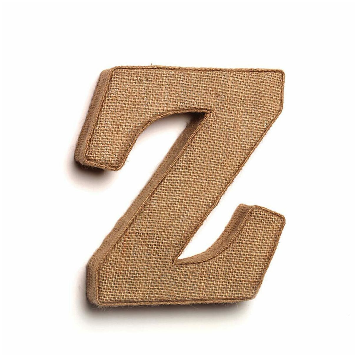 

Decorative Burlap Letters - Z