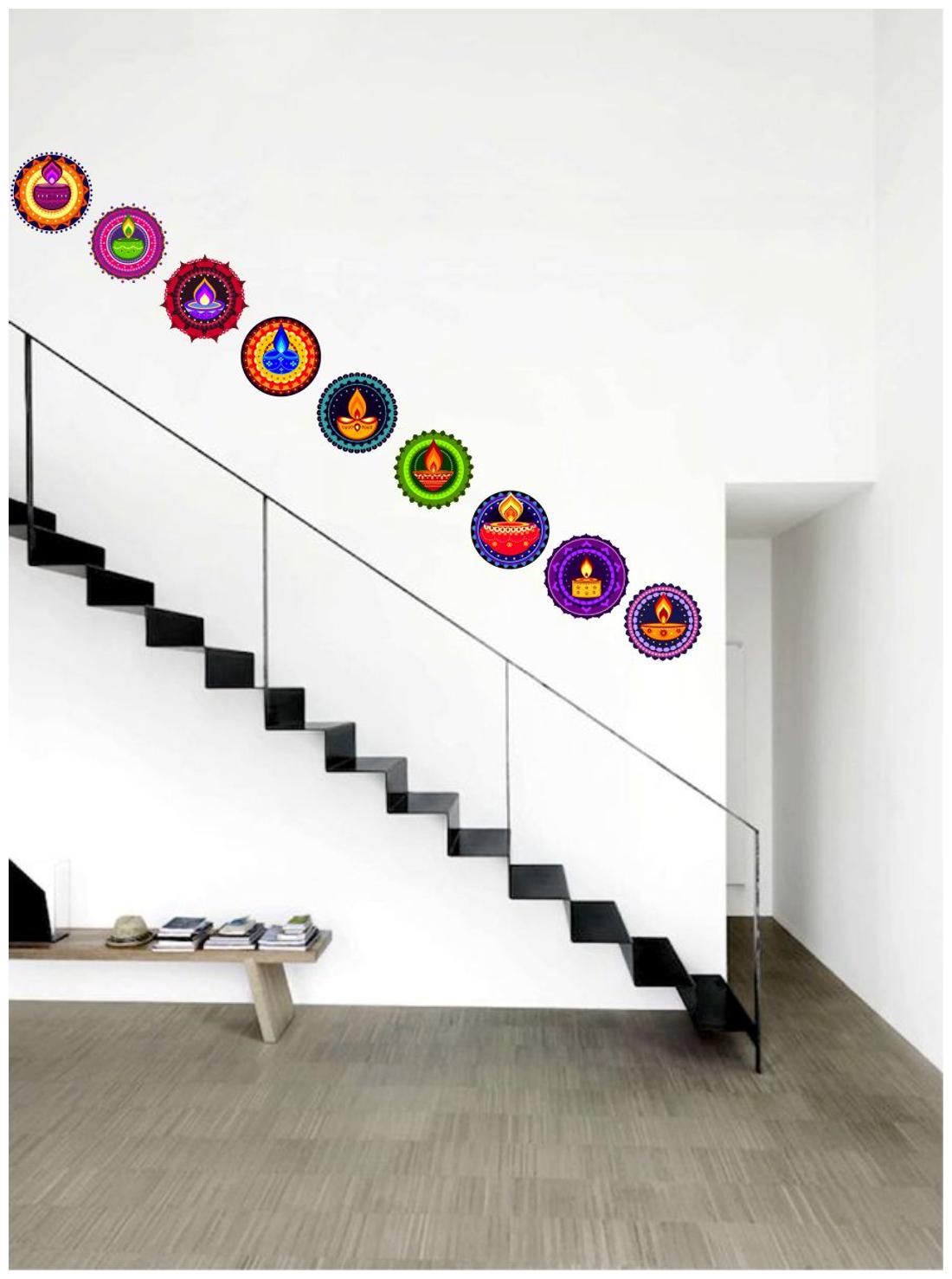 

Rawpockets Wall Stickers Decorative Diya