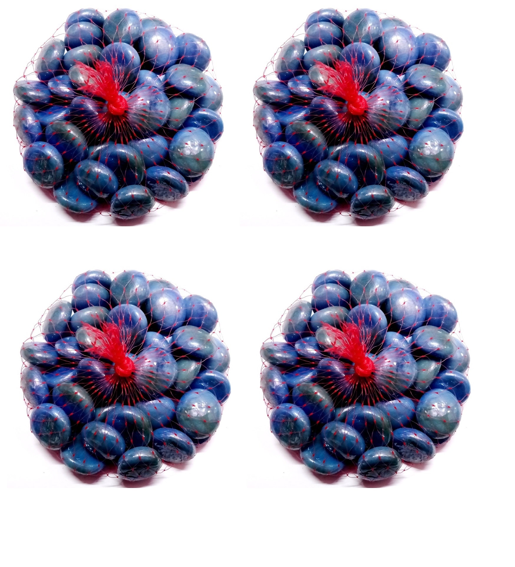 

Decorative Glass Pebbles Set of 40 pcs Pack of 4