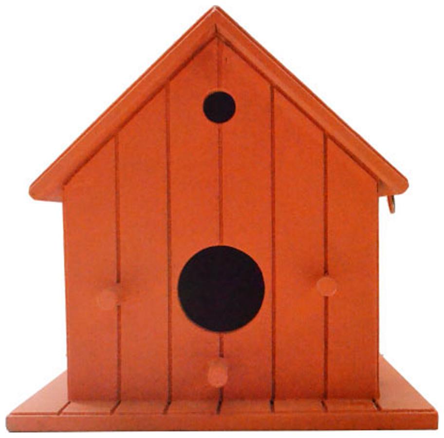 

Decorative Hanging Bird House - Orange