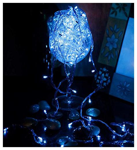

GLOWTRONIX Decorative Rice Light 5 Meter (Blue)