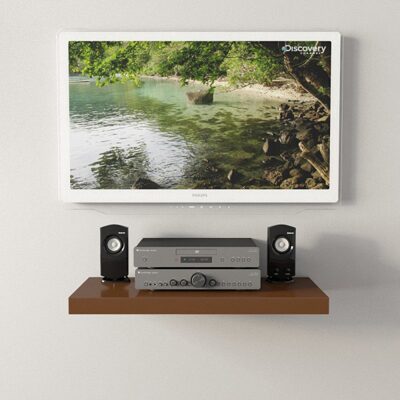 

Decornation Brown TV And DVD Player Shelf