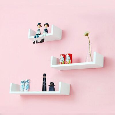 

DecorNation Floating Wall Shelf Set Of 3 Shelves Racks Wall Unit
