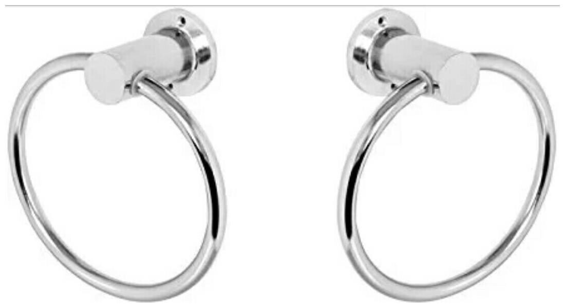

DEEPLAX TOWEL RING MOLL HOLL TOWEL NAPKIN HOLDER SET OF 2