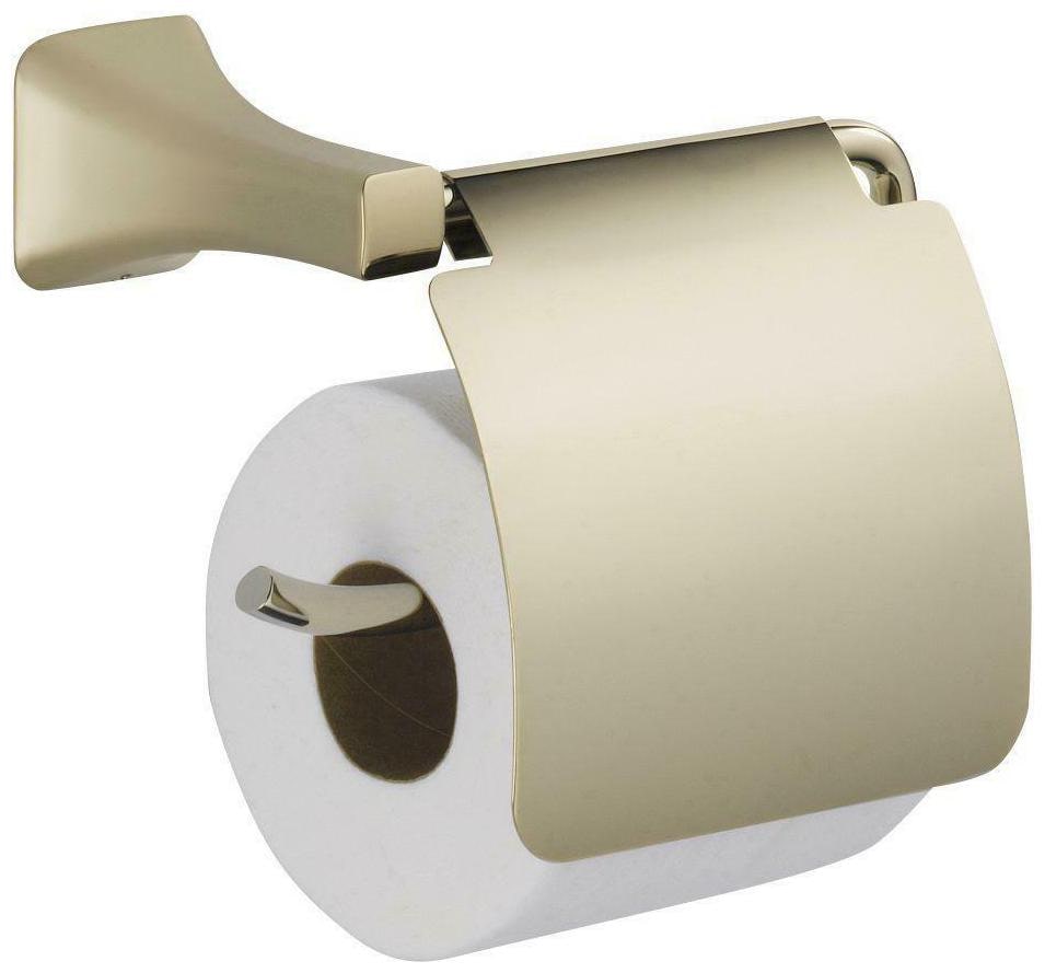 

Delta 752500PN Tesla Single Post Tissue Holder w Removable Cover Polished Nickel