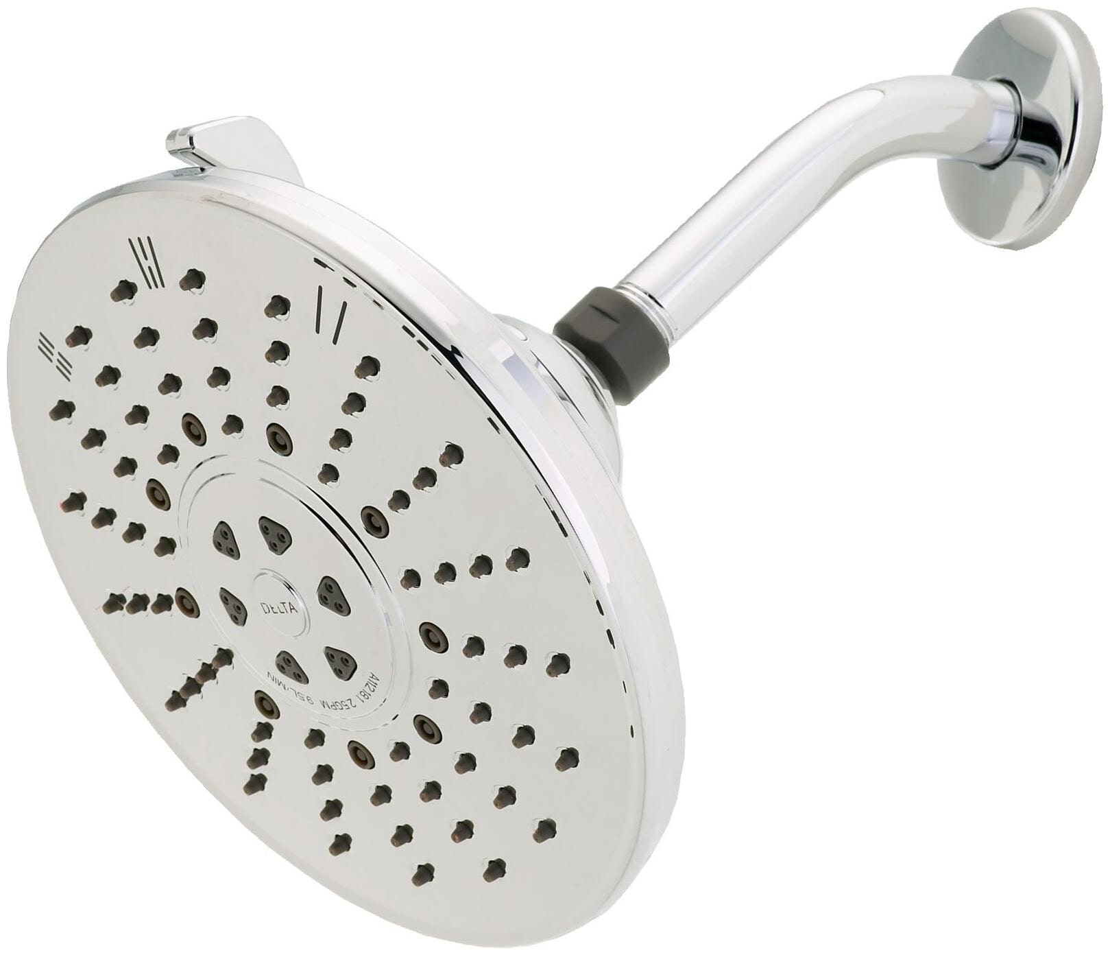 

Delta 75353 2 5 GPM Universal 8 Multi Function Shower Head - Chrome