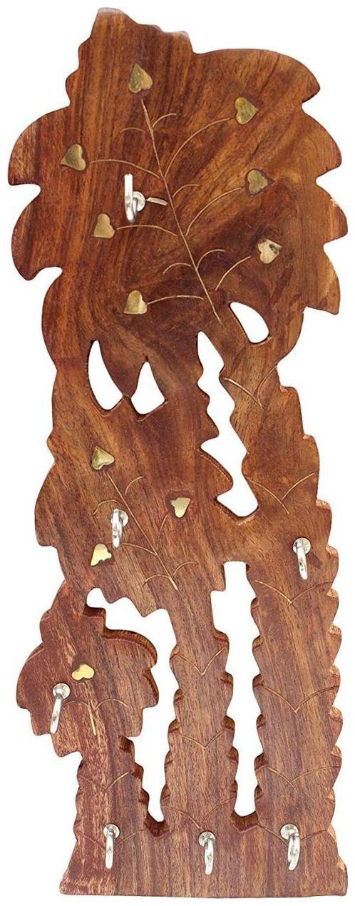 

Desi Karigar Handmade Wooden Key Hanger Holder Wall D cor