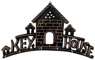 Buy Desi Karigar Big Wooden Wall Decor Key Holder House Key Online