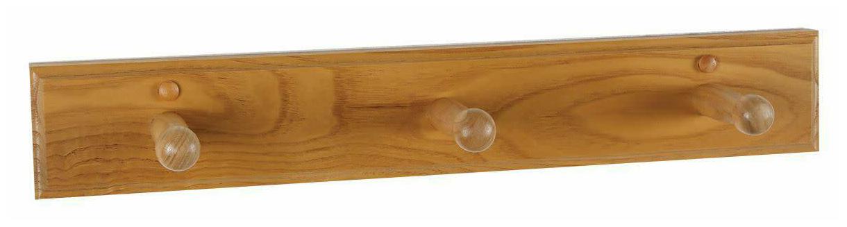 

Design House 561225 Oak Wall Mounted Triple Robe Hook
