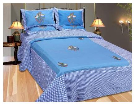 

Design O Vista 144 TC Poly Cotton 3D Printed Queen Size Bedsheet with 2 Pillow Covers