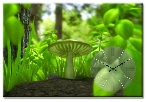 

Design O Vista Wood Canvas Analog Wall clock ( Set of 1 )