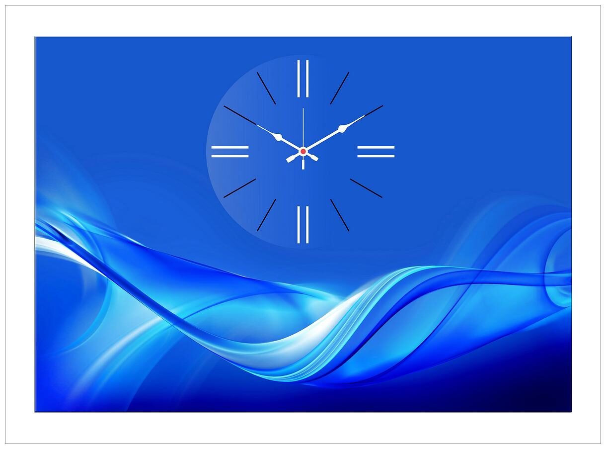 

Design O Vista Wood Canvas Analog Wall clock ( Set of 1 )