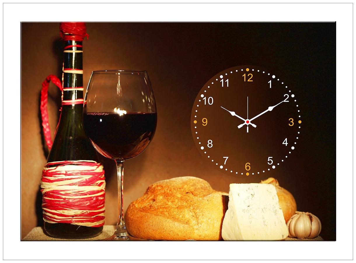 

Design O Vista Wood Canvas Analog Wall clock ( Set of 1 )