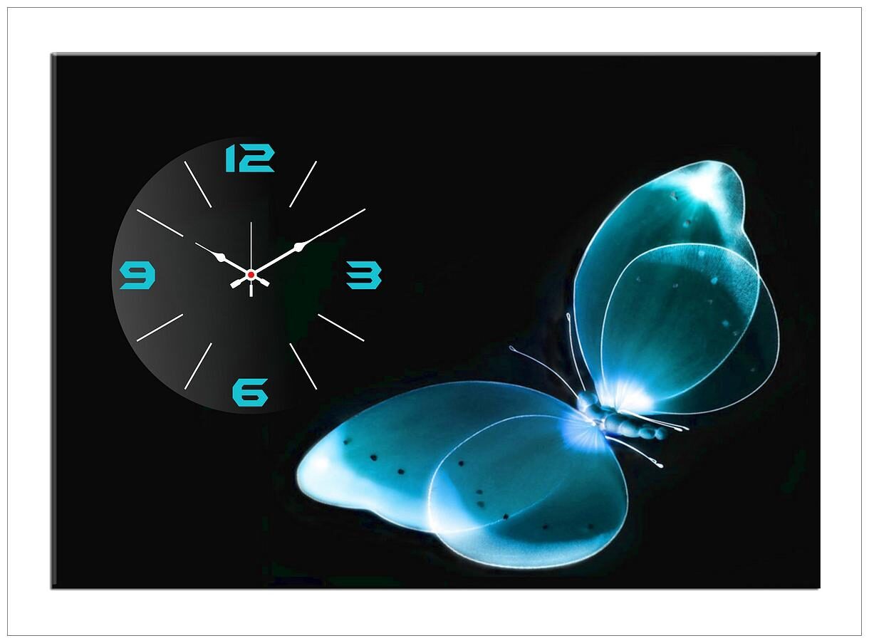

Design O Vista Wood Canvas Analog Wall clock ( Set of 1 )