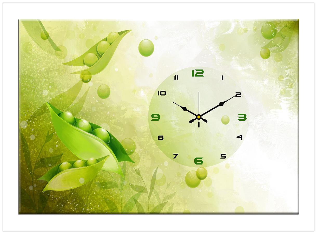 

Design O Vista Wood Canvas Analog Wall clock ( Set of 1 )