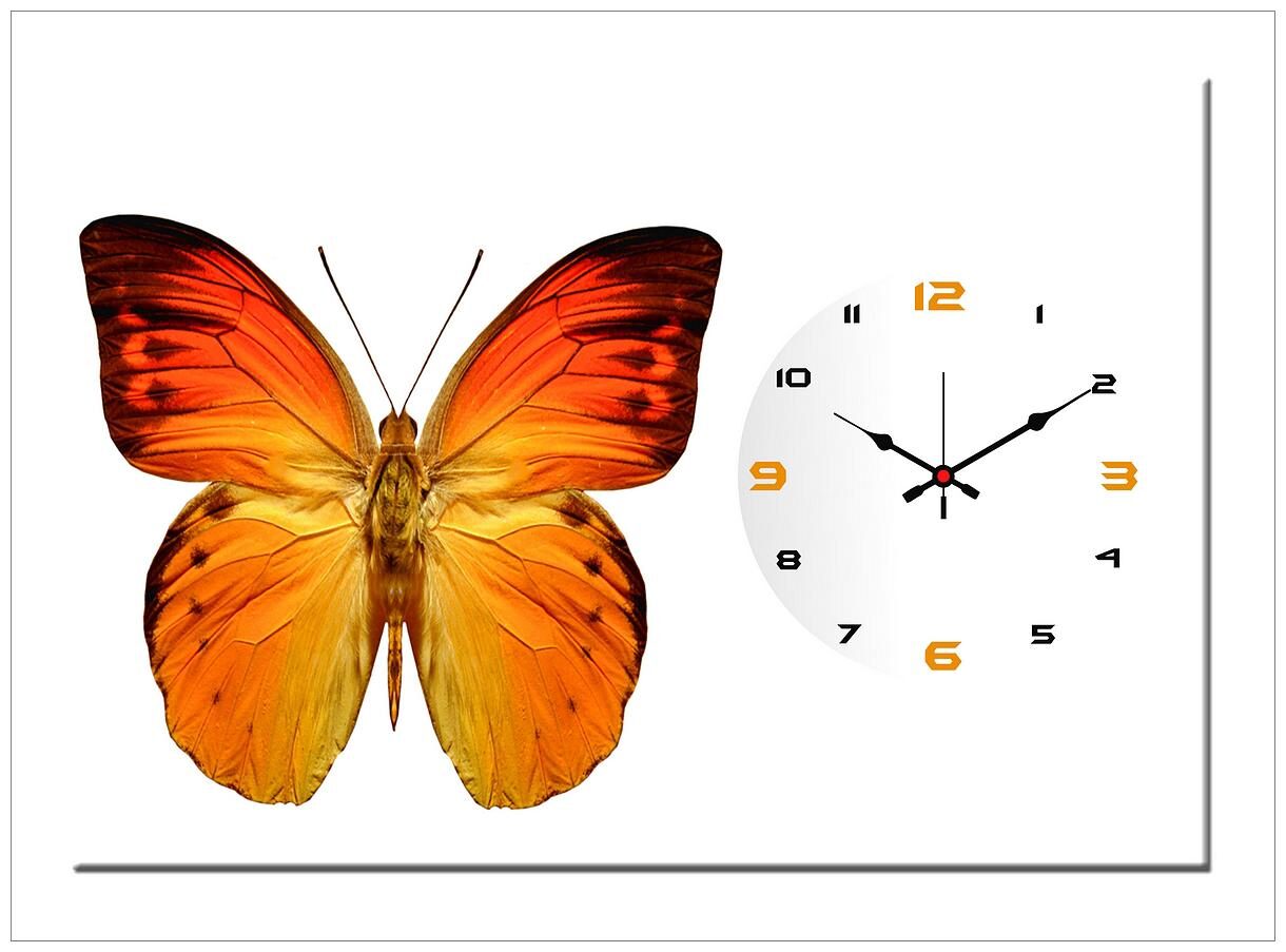

Design O Vista Wood Canvas Analog Wall clock ( Set of 1 )