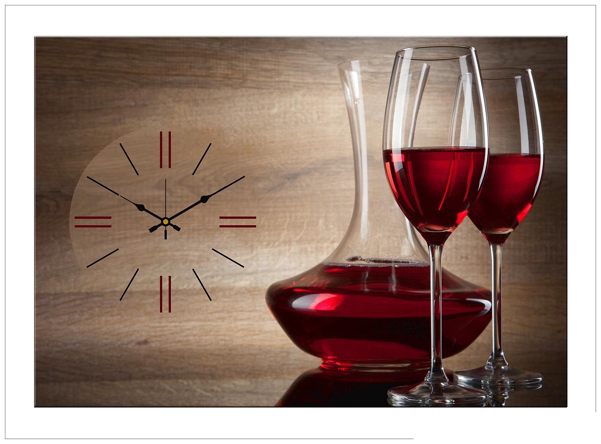 

Design O Vista Wood Canvas Analog Wall clock ( Set of 1 )