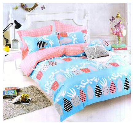 

Design O Vista Poly Cotton 144TC Printed Double Bedsheet With 2 Pillow Cover