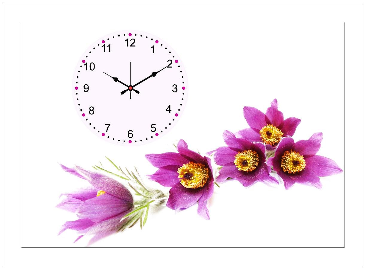

Design O Vista Wood Canvas Analog Wall clock ( Set of 1 )