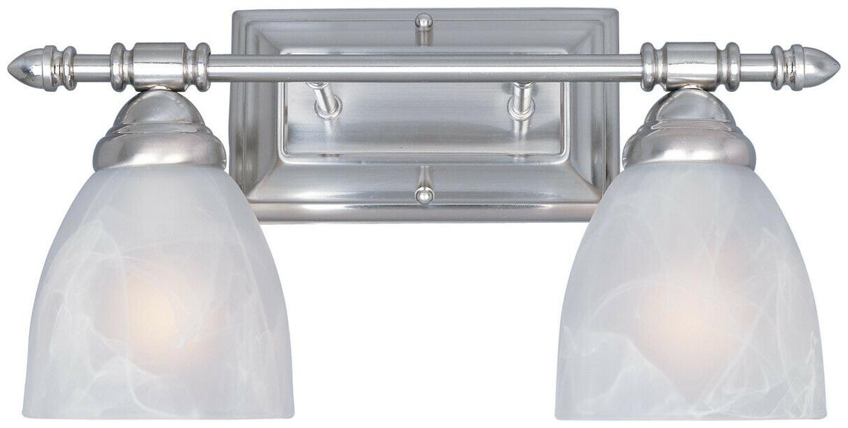 

Designers Fountain 94002-SP Apollo Bathroom Vanity Light Satin Platinum