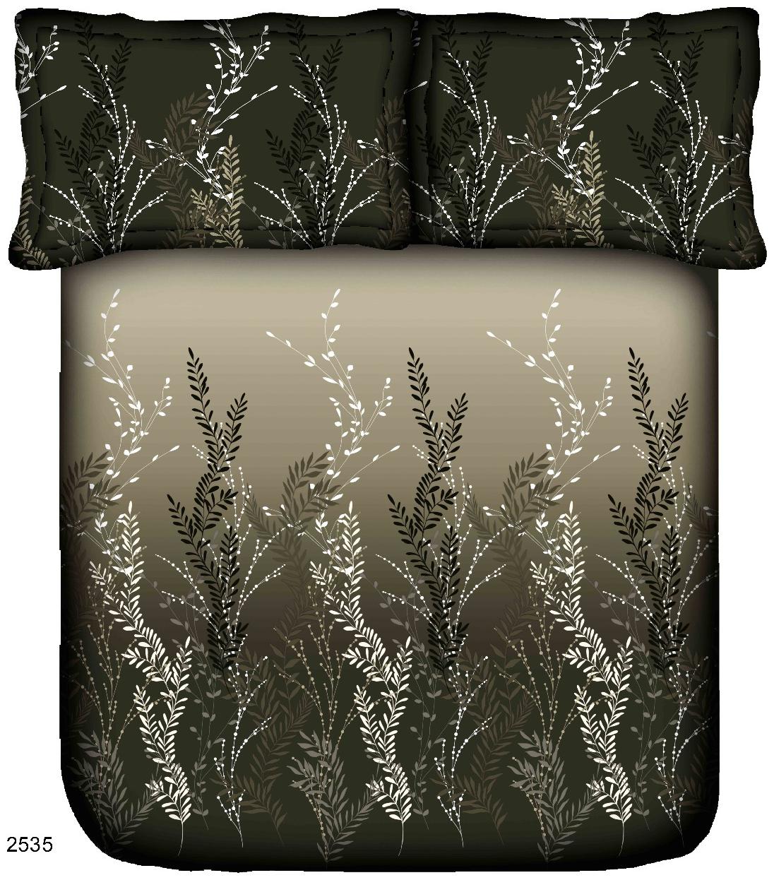 

Dewaal s Cotton Floral Double Size Bedsheet 180 TC ( 1 Bedsheet With 2 Pillow Covers Grey )