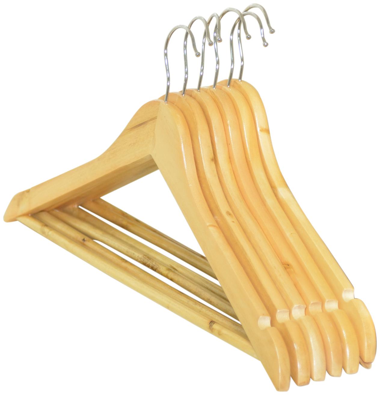 

Digi Pretty Premium Wooden Hangers combo Set of 6