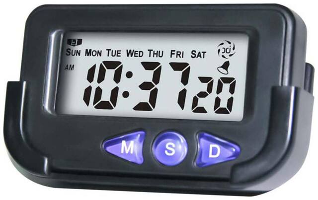 BM Plastic Digital Table clock ( Set of 1 )
