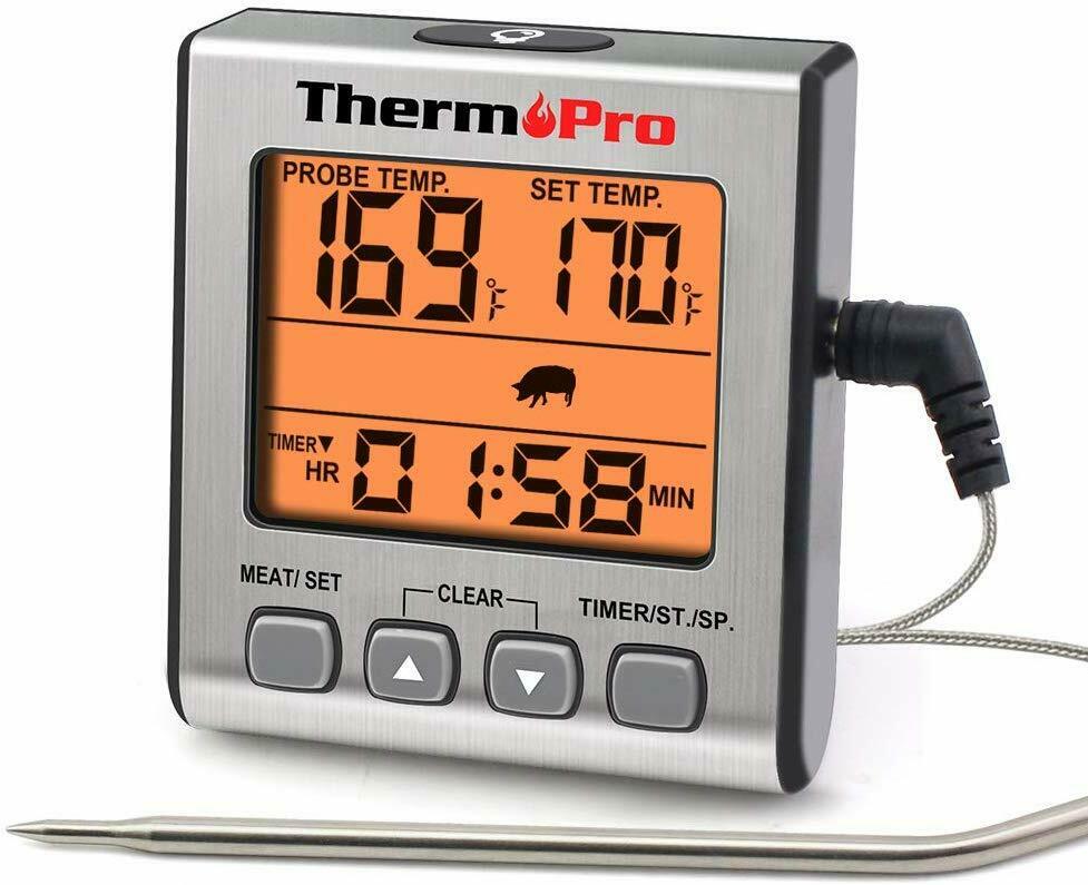 

Digital Meat Thermometer Cooking Thermometer Smoker Cooking Food BBQ Thermometer