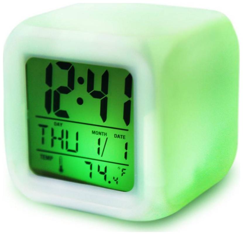 

MARKETWALA Plastic Digital Alarm clock ( Set of 1 )