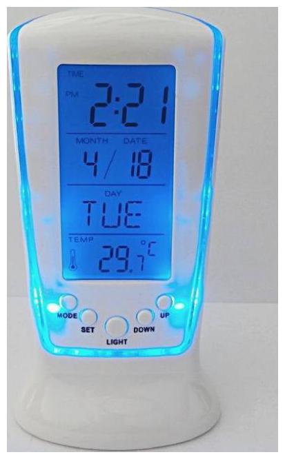 

MARKETWALA Plastic Digital Alarm clock ( Set of 1 )