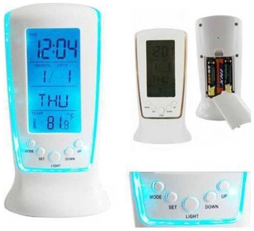 

MARKETWALA Plastic Digital Alarm clock ( Set of 1 )