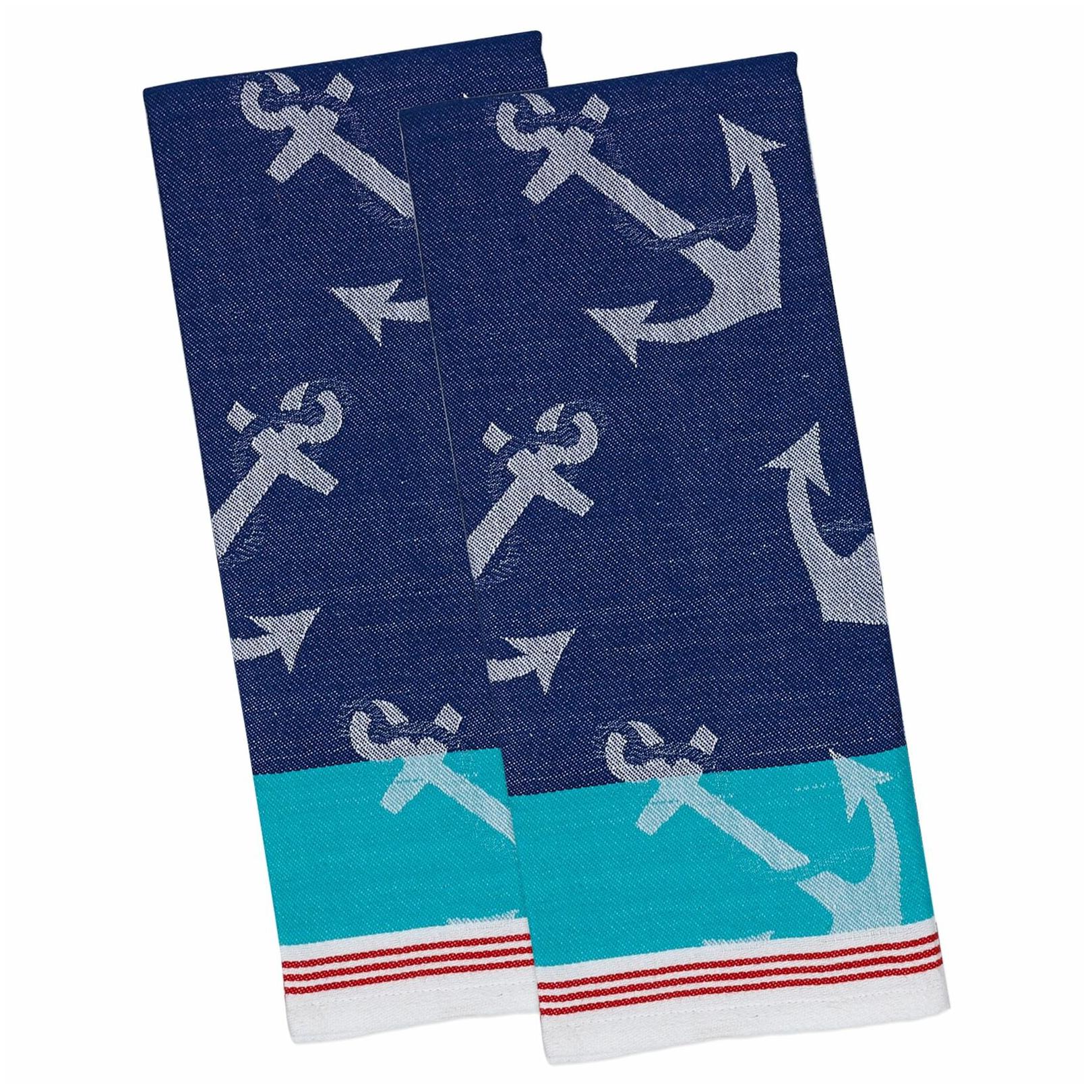 

DII Anchors Away Jacquard Dishtowel (Set of 2)