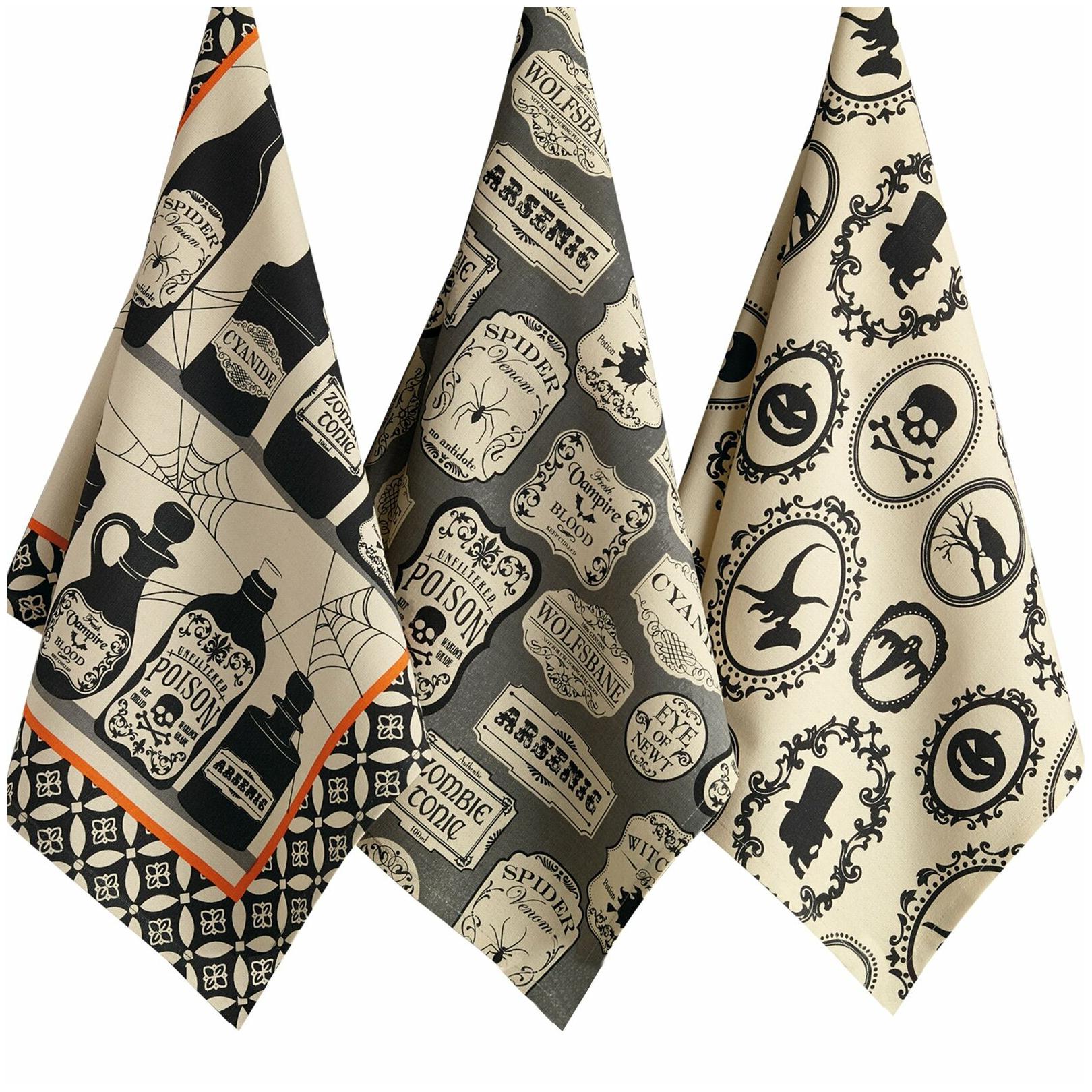 

DII Assorted Hocus Pocus Printed Dishtowel (Set of 3)