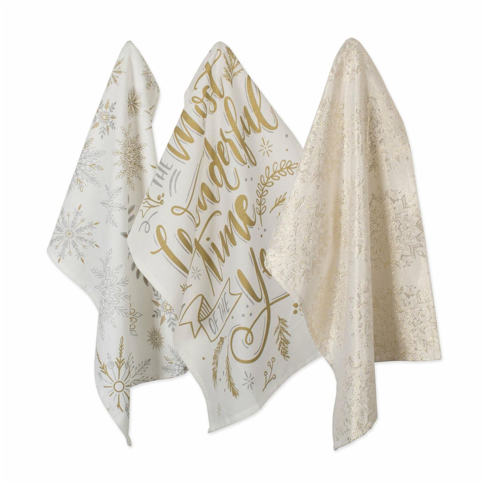 

DII Assorted Winter Sparkle Dishtowel (Set of 3)