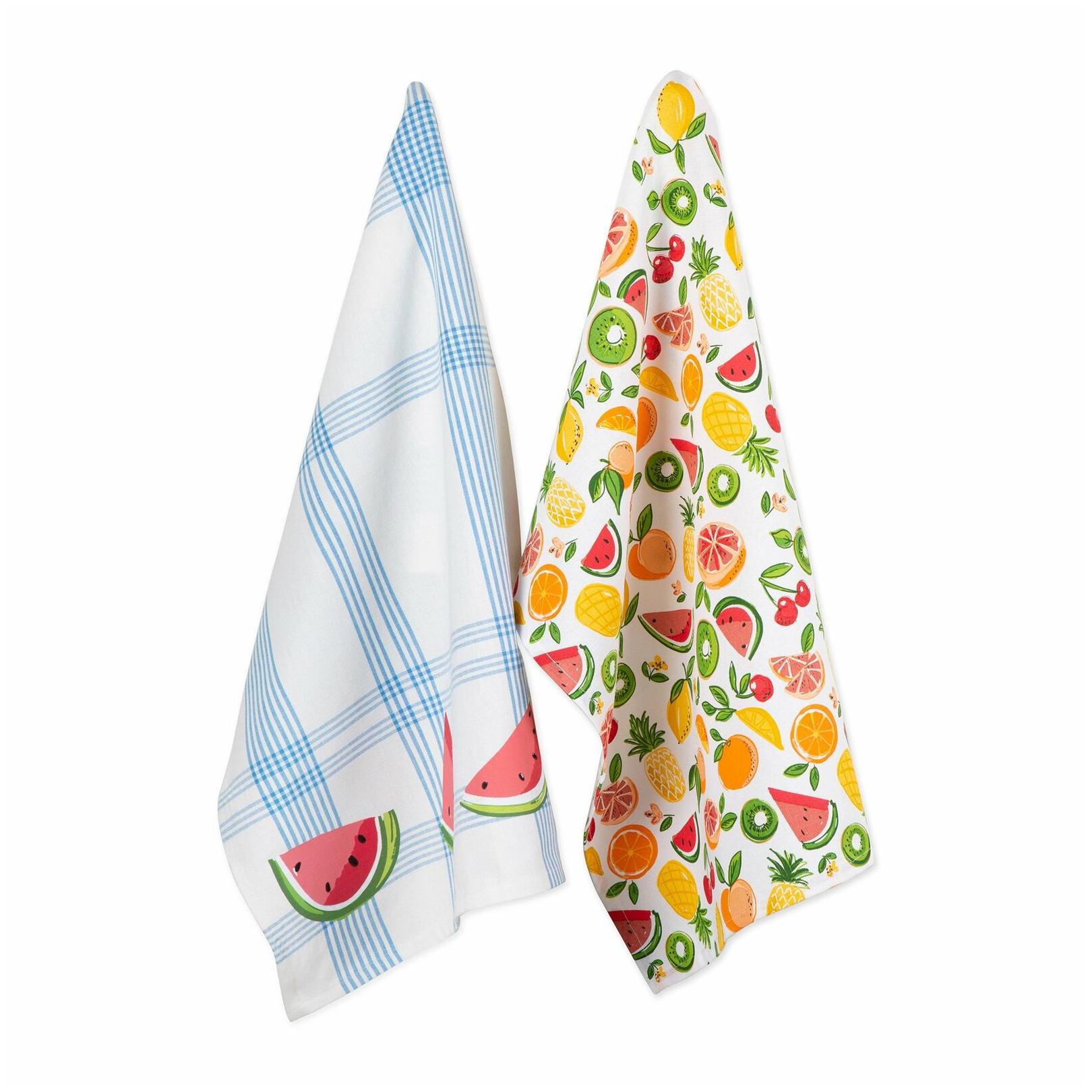 

DII Assorted Fruity Slice Print Dishtowel (Set of 2)