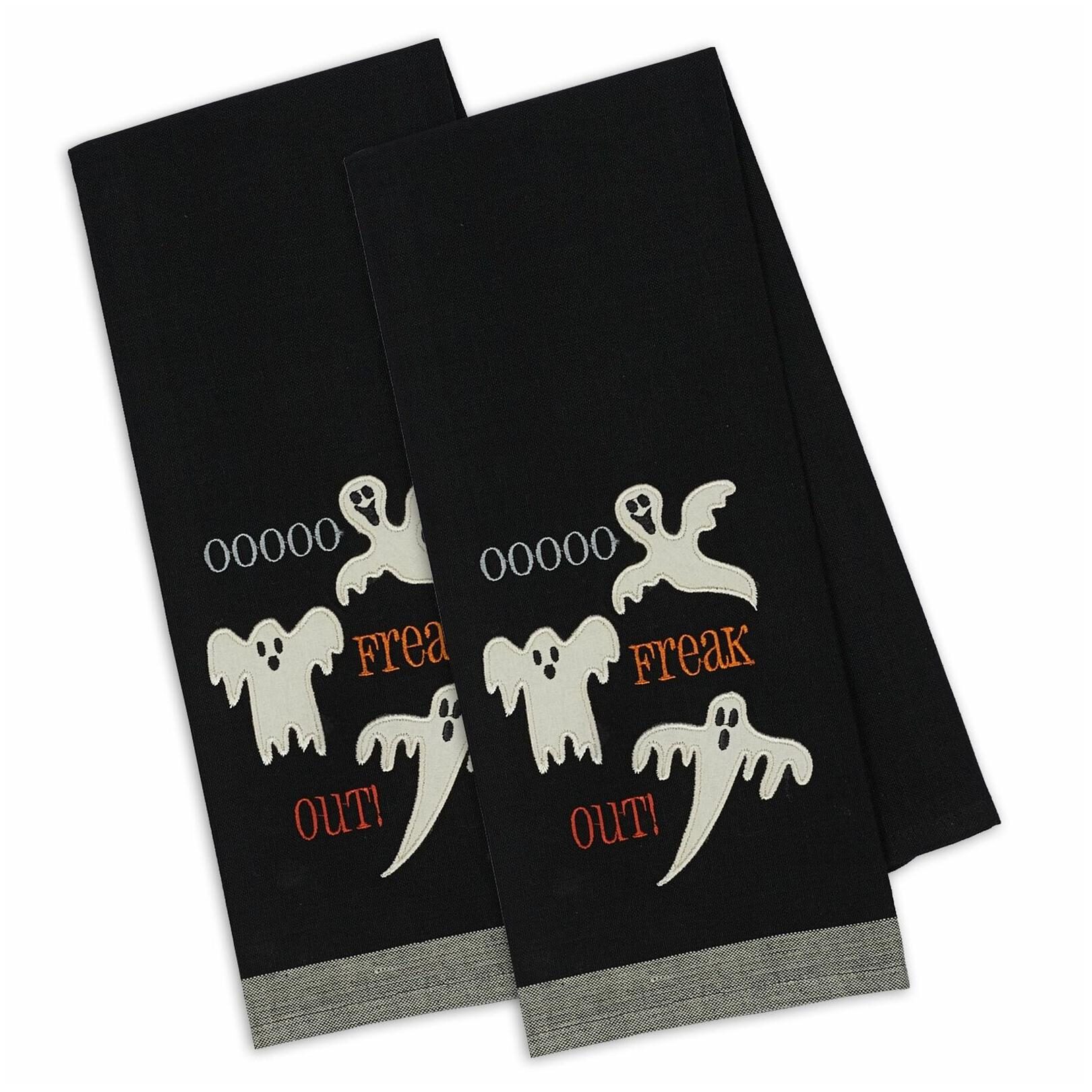 

DII Freak Out Embellished Dishtowel
