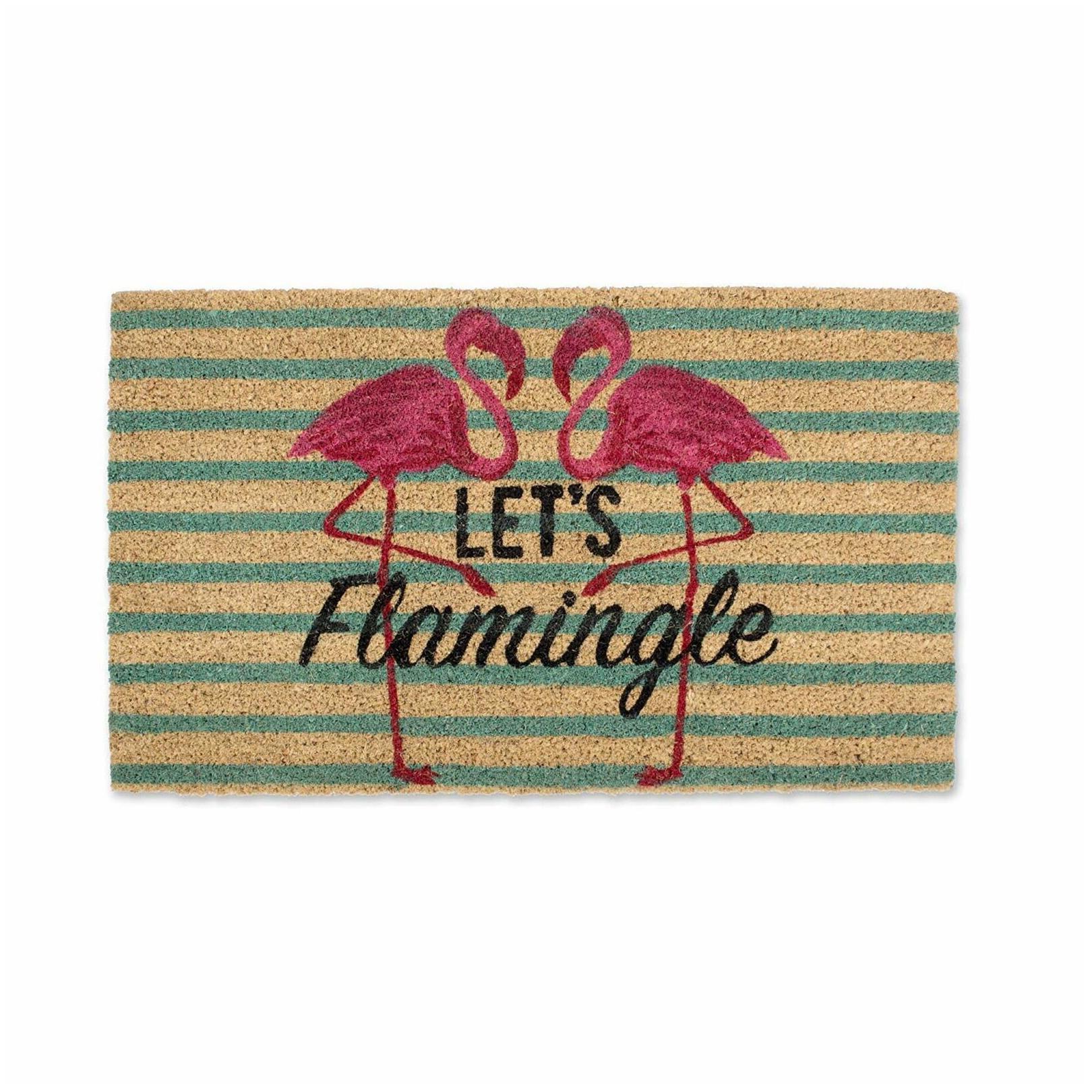 

DII Lets Flamingle Doormat