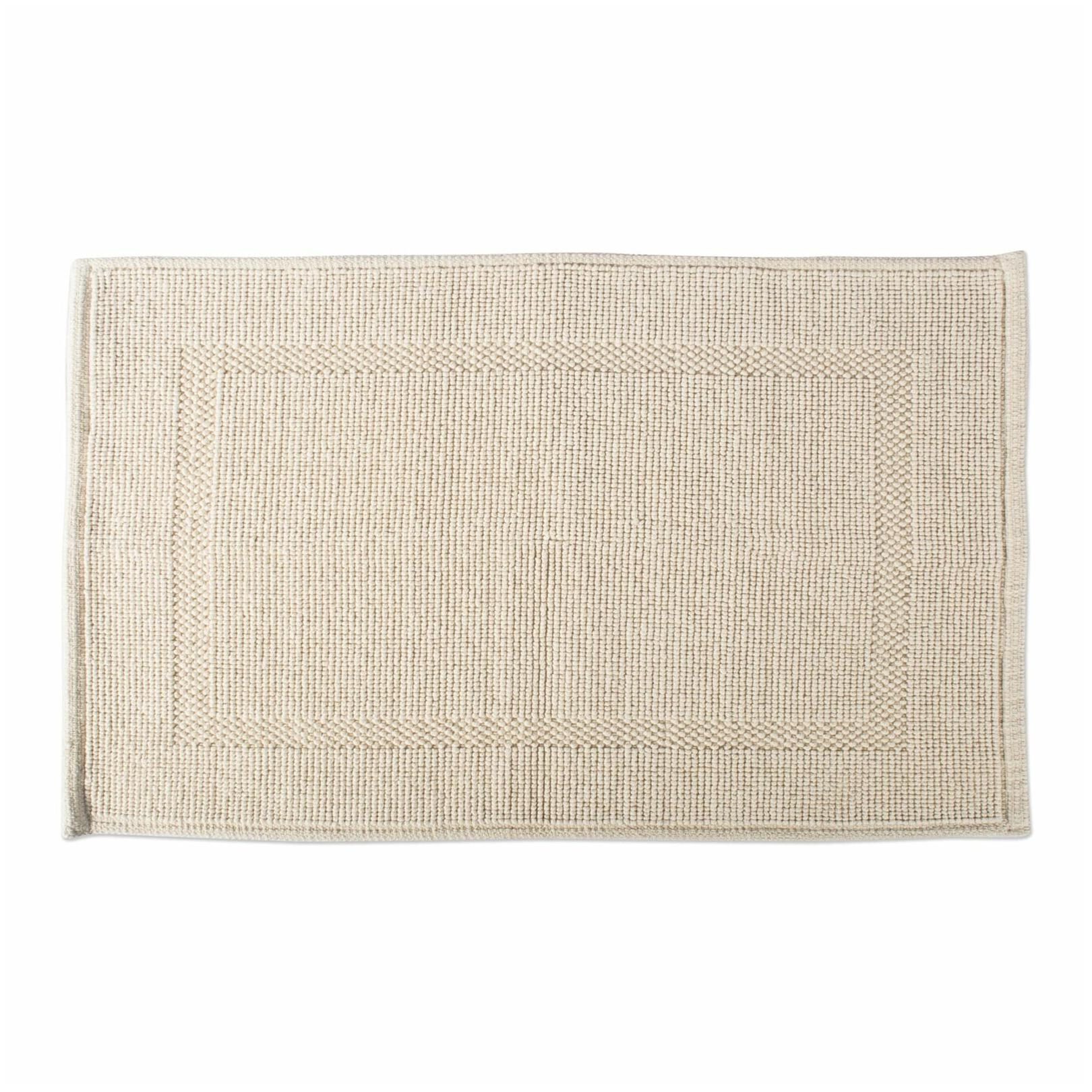 

DII Natural Jacquard Bordered Bath Mat