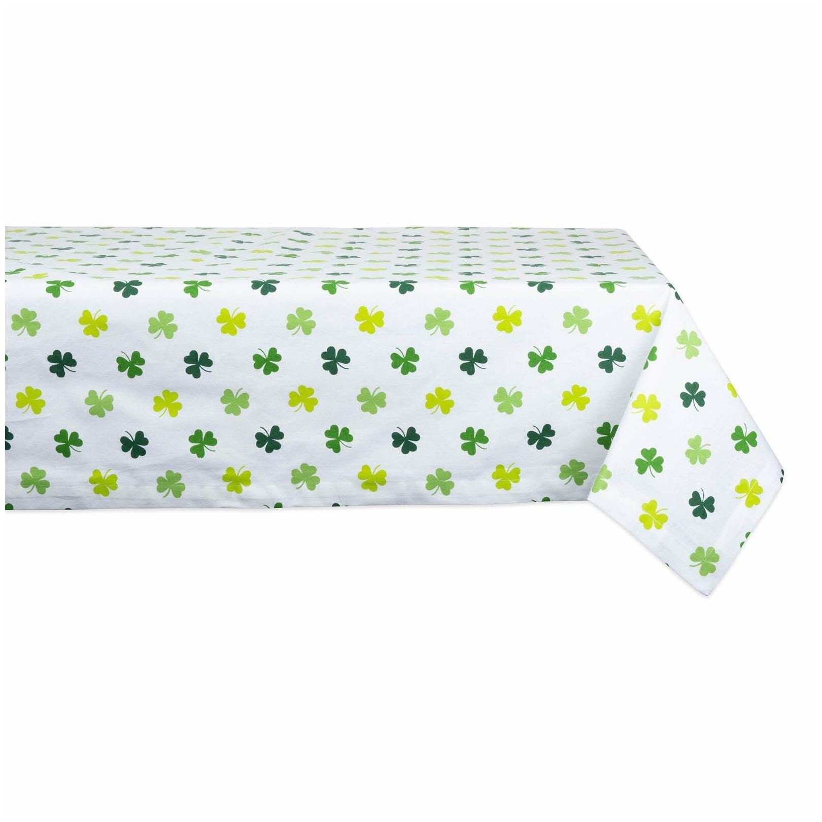 

DII Shamrock Shake Print Tablecloth