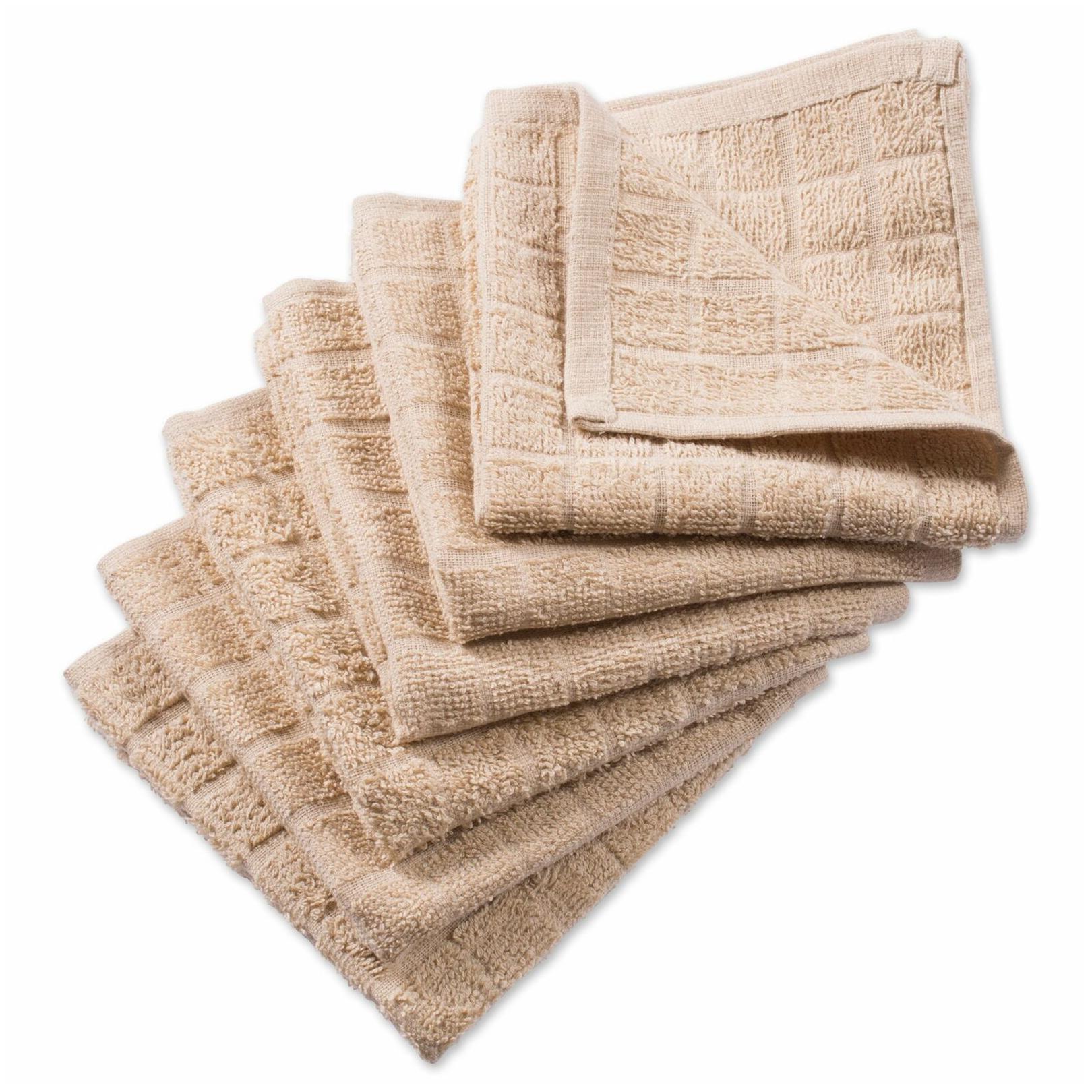 

DII Solid Pebble Windowpane Terry Dishcloth (Set of 6)