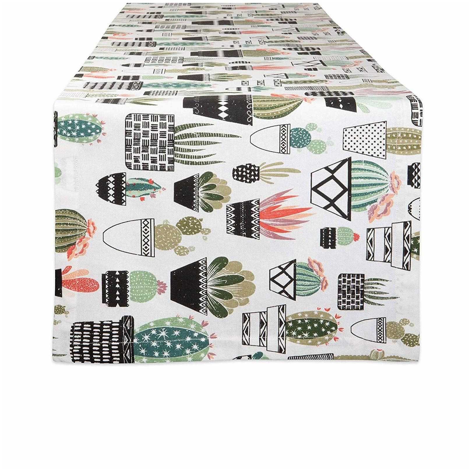 

DII Urban Oasis Cactus Printed Table Runner
