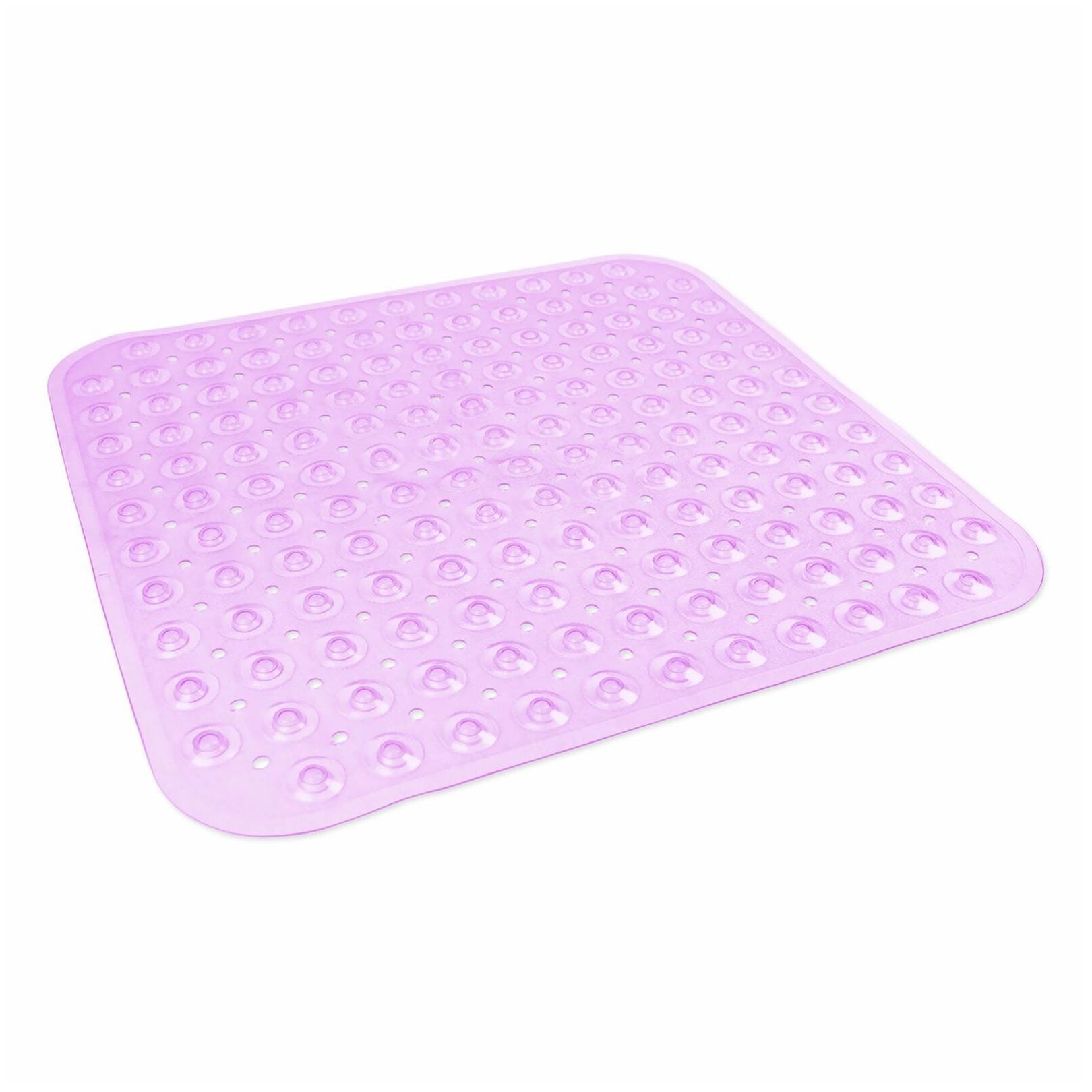 

DII Vinyl Bath Mat Square Purple