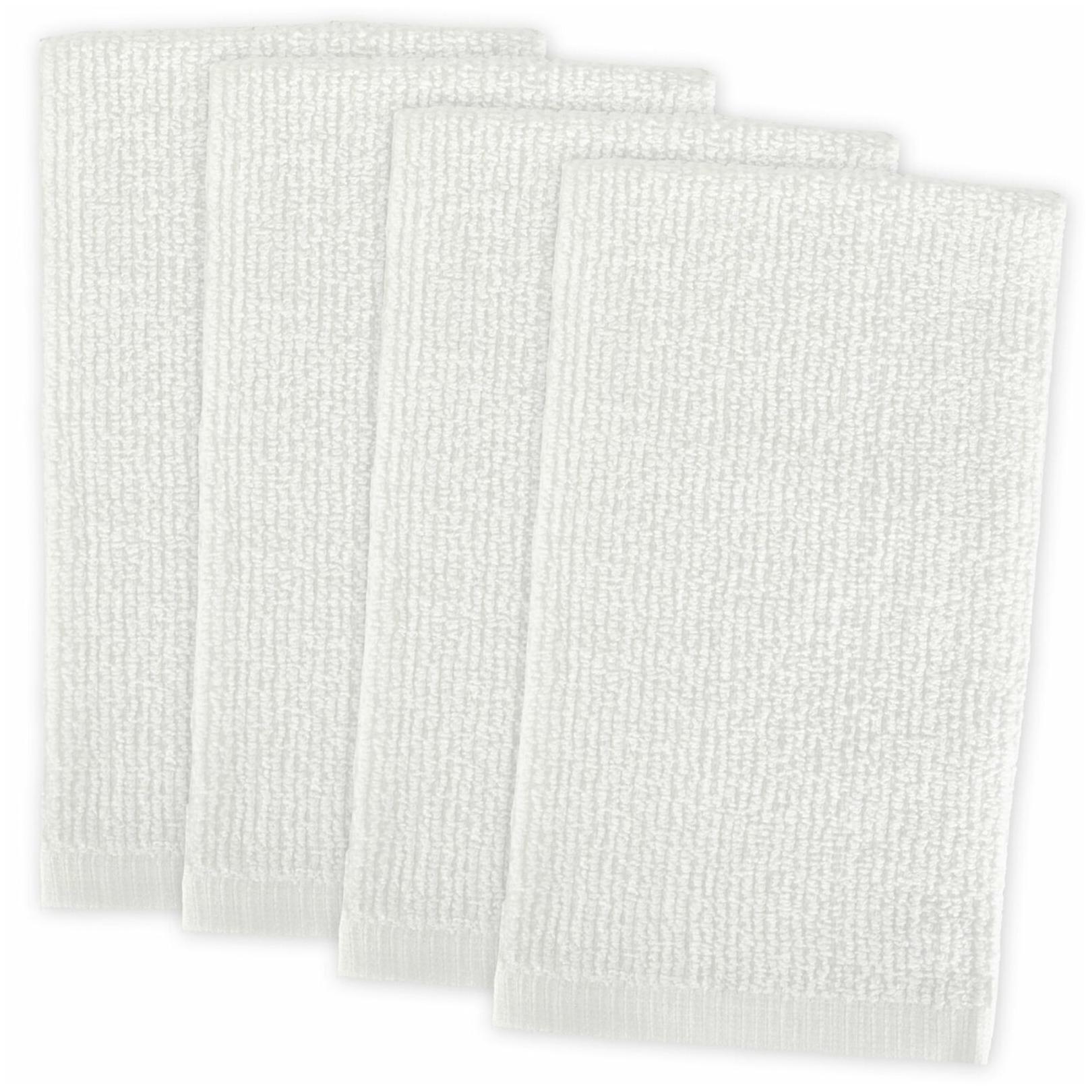 

DII White Barmop Dishtowel (Set of 4)