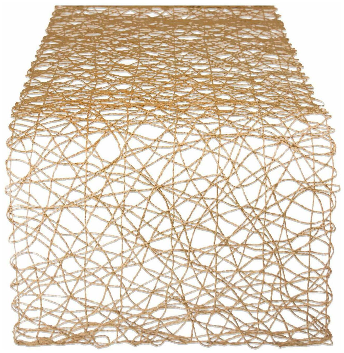 

DII Woven Paper Decorative Table Runner for Holidays Parties and Everyday D c