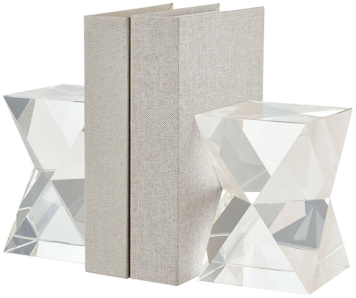 

Dimond Home 2225-021 S2 Danske 8 X 4 inch Clear Crystal Bookends