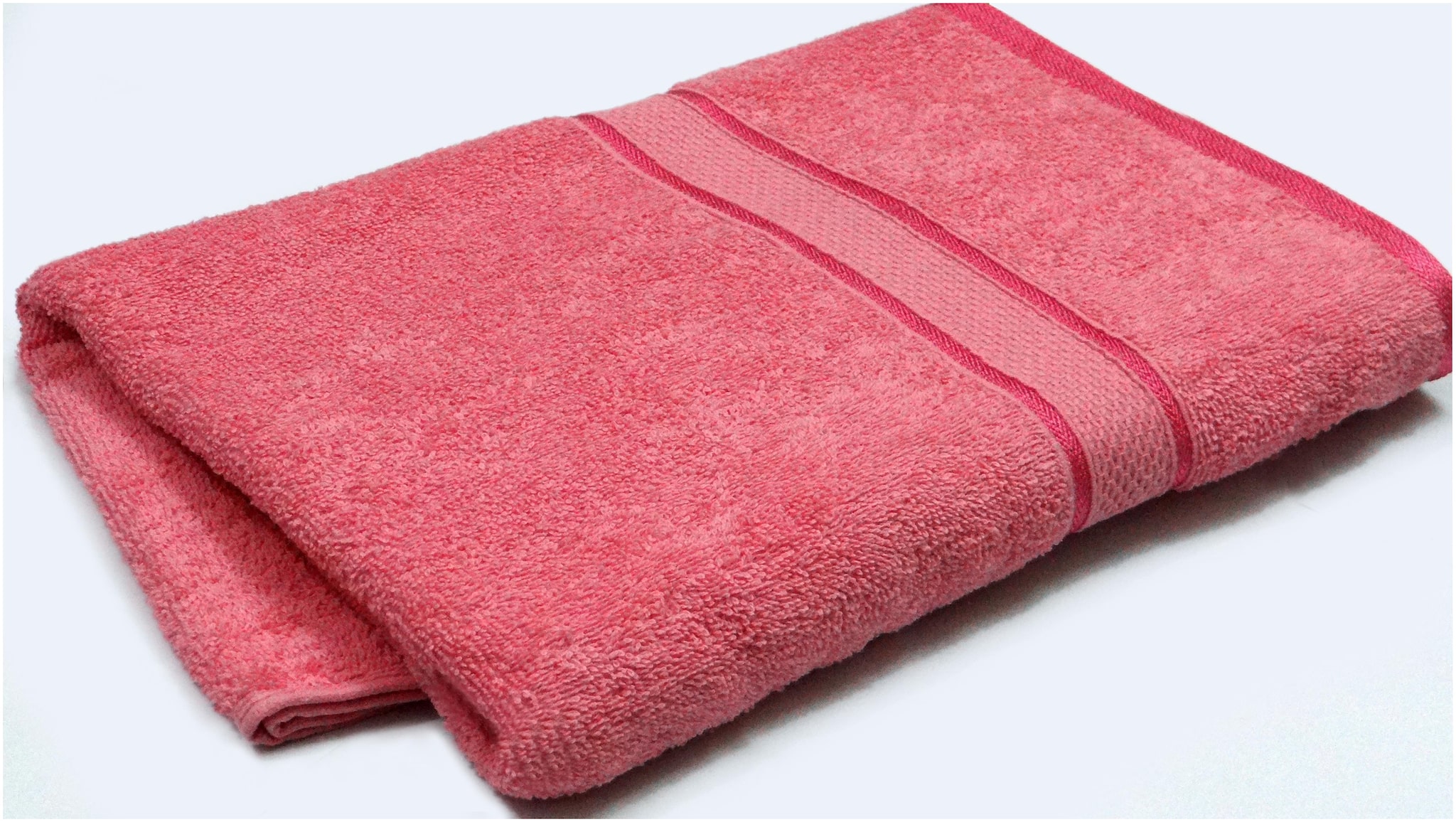 

DINGGA DECOR 500 GSM Cotton Bath towel ( 1 piece Pink )