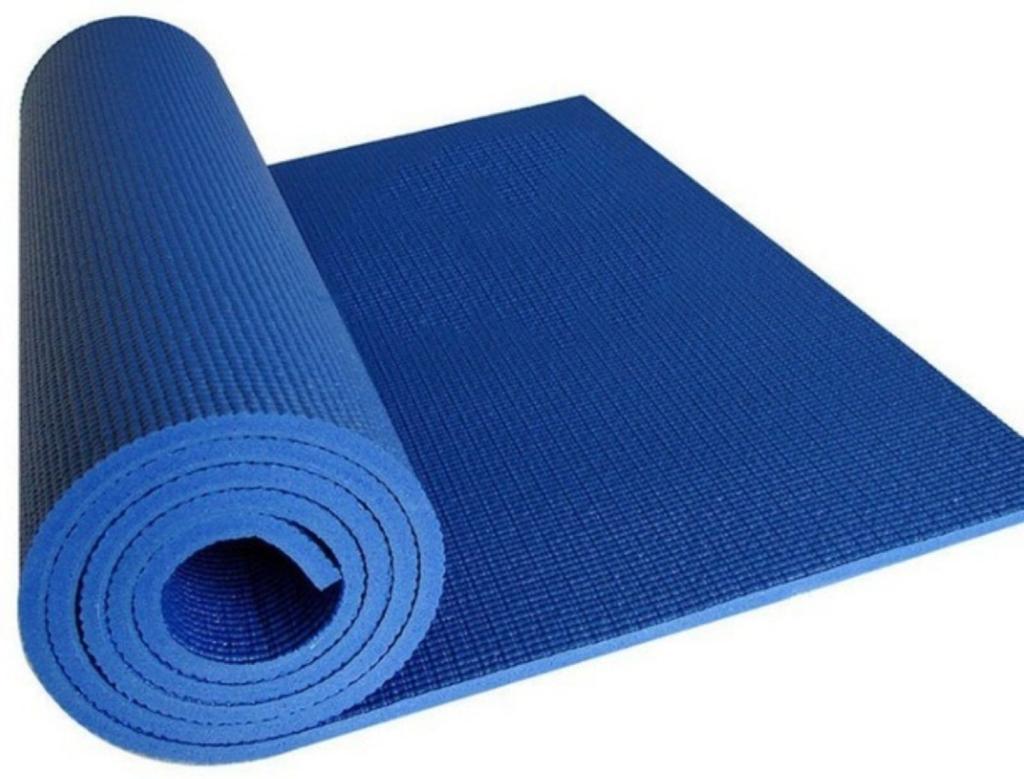 

Dingga Decor Father Textile Fitness Anti-Slip Yoga Mat For Gym Workout Blue Color (2ft X 6 ft Size Yoga Mat)