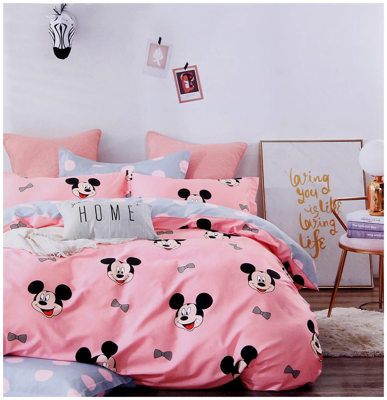 

DINGGA DECOR Cotton Printed Double Size Bedsheet 260 TC ( 1 Bedsheet With 2 Pillow Covers Pink )